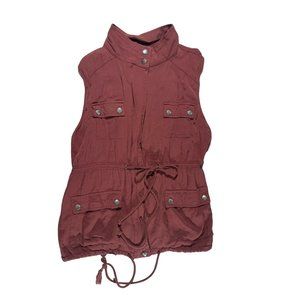 Womens entro vest red size large
